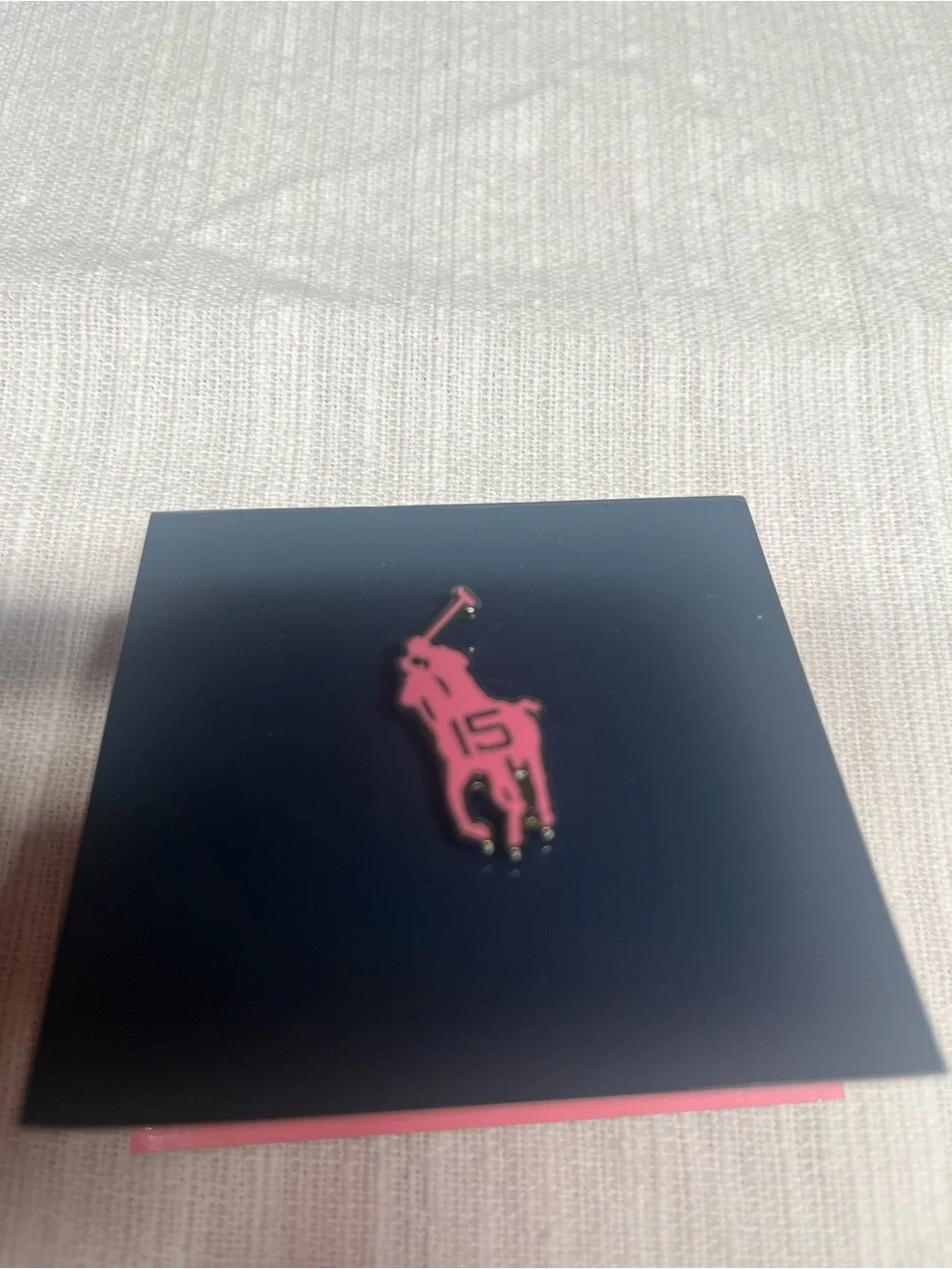 Ralph Lauren Pink Polo Pony Cufflinks
